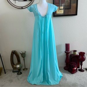 Vintage JC Penney “Gaymode” Long Maxi Slip Dress Nightgown Robe Set Lingerie set